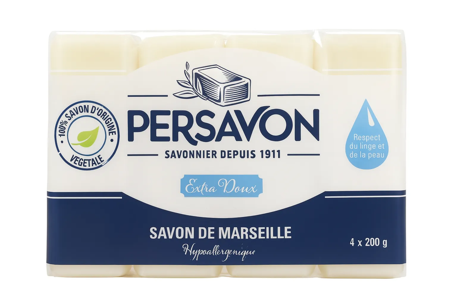 pack savon persavon extra doux 4X200g - Cosmétique| Supermarche Dakar-Senegal